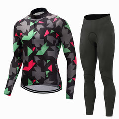 Cycling Jersey and Long Pants Set